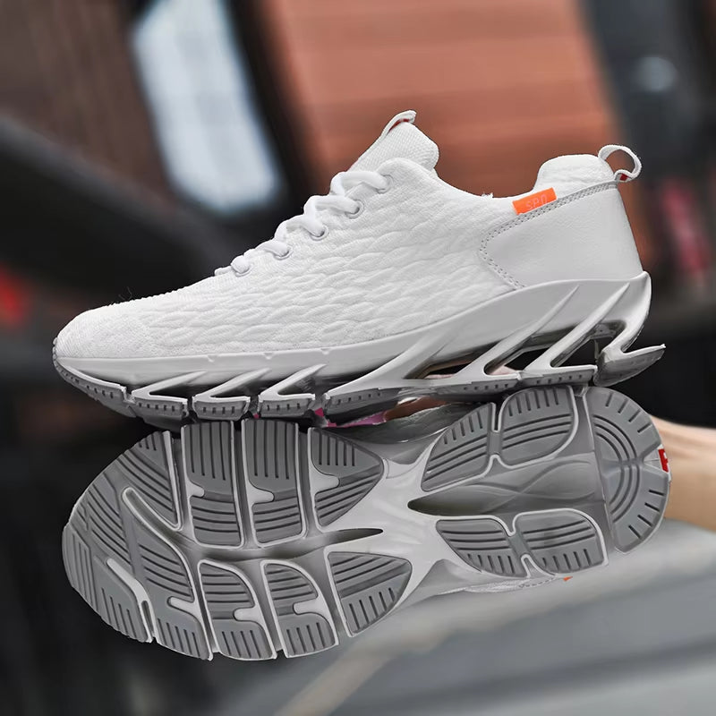 Men's and Women's Breathable Non-Slip Sports Sneakers for Spring and Autumn Running