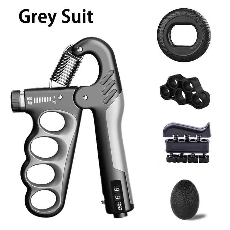 Adjustable Grip Strengthener for Muscle Recovery - 5-60/100/150Kg Hand Exercise Equipment