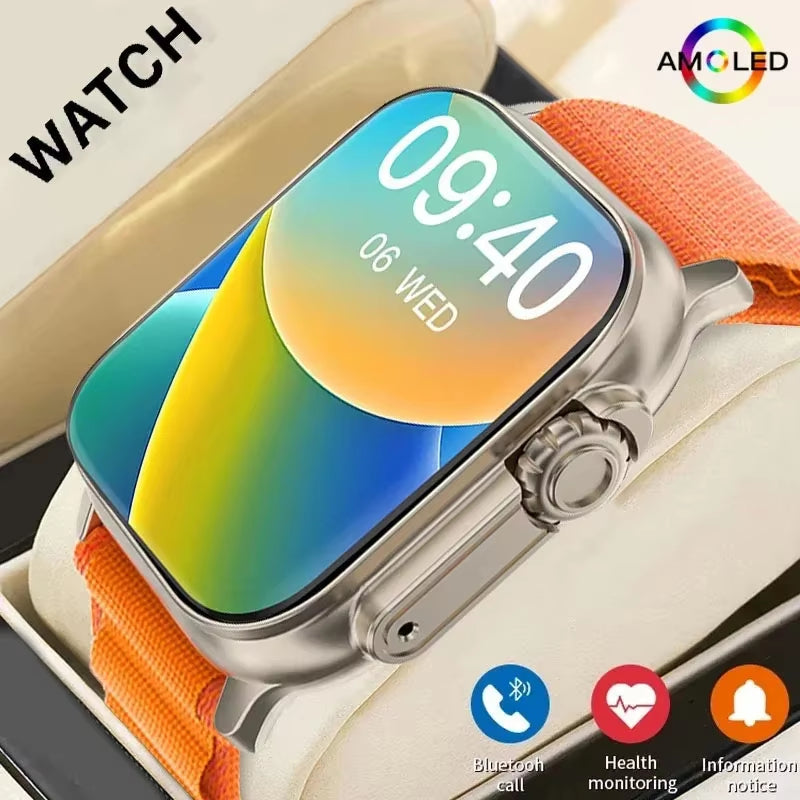 Bluetooth Smartwatch with Heart Rate Monitor and Message Alerts for Android and iOS - Suitable for Men and Women