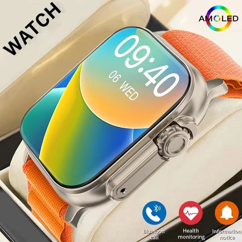 Bluetooth Smartwatch with Heart Rate Monitor and Message Alerts for Android and iOS - Suitable for Men and Women