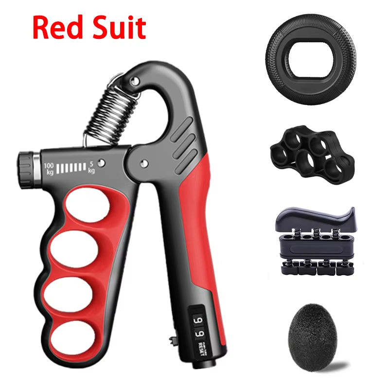 Adjustable Grip Strengthener for Muscle Recovery - 5-60/100/150Kg Hand Exercise Equipment