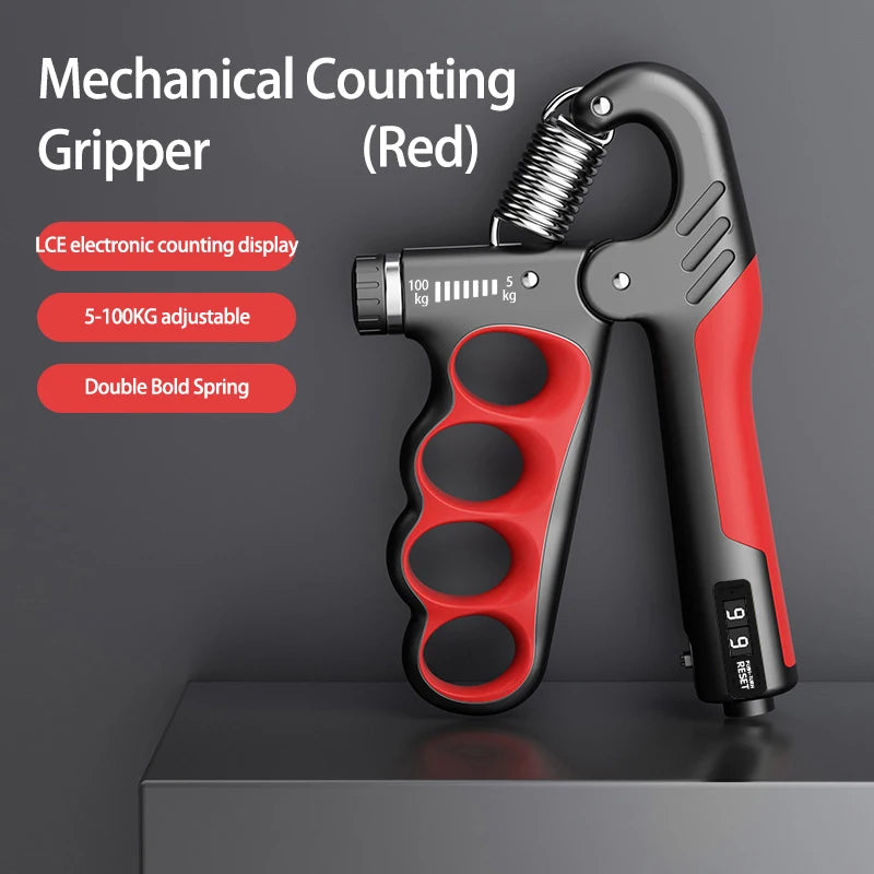 Adjustable Grip Strengthener for Muscle Recovery - 5-60/100/150Kg Hand Exercise Equipment