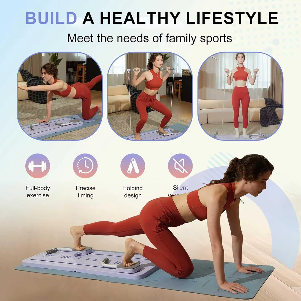 Multifunctional Fitness Board for Pilates, Abdominal Training, and Core Workouts