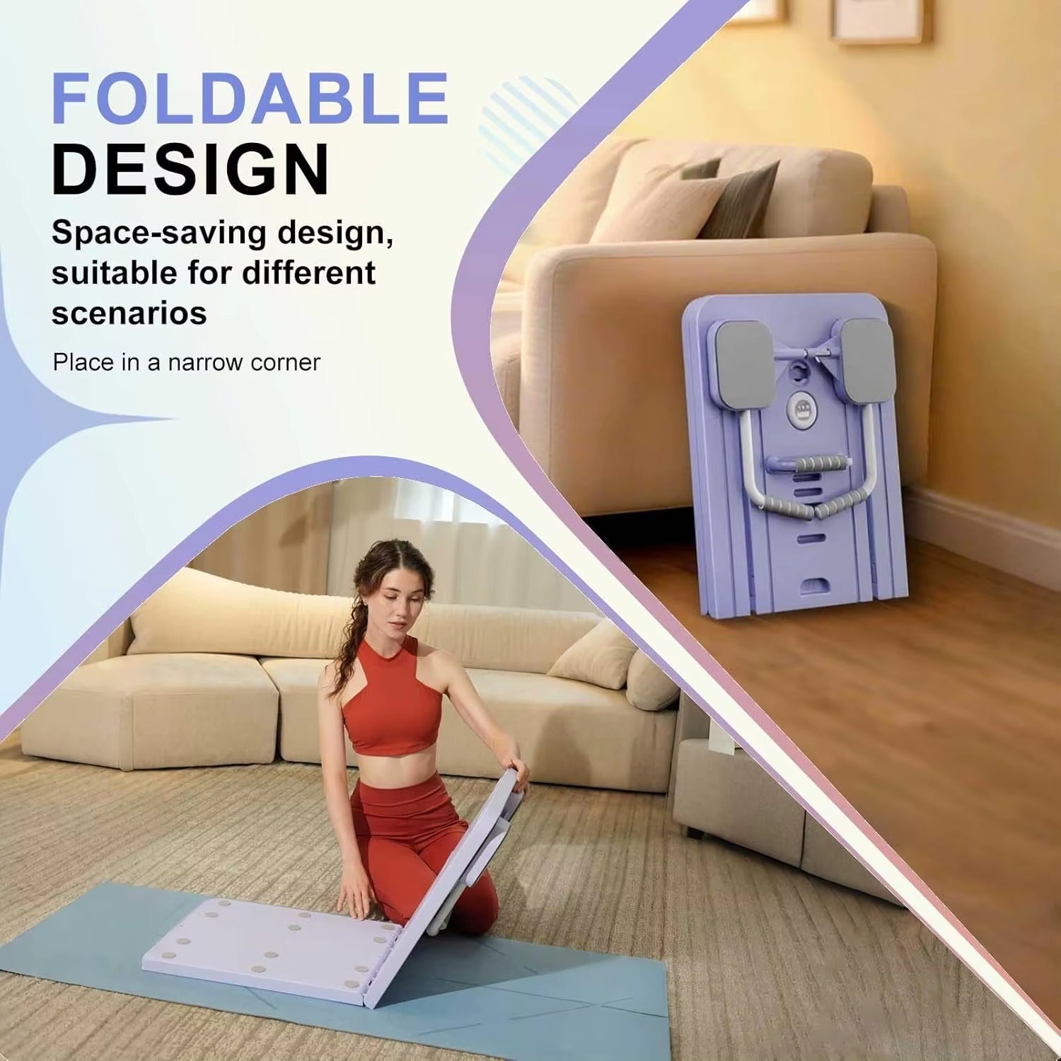 Multifunctional Fitness Board for Pilates, Abdominal Training, and Core Workouts
