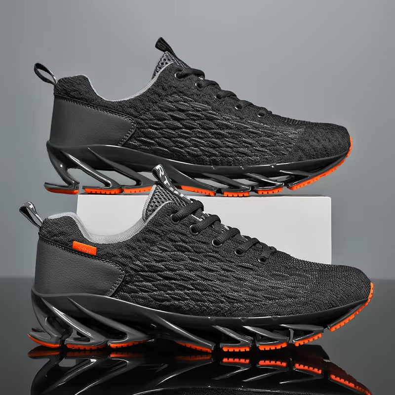 Men's and Women's Breathable Non-Slip Sports Sneakers for Spring and Autumn Running