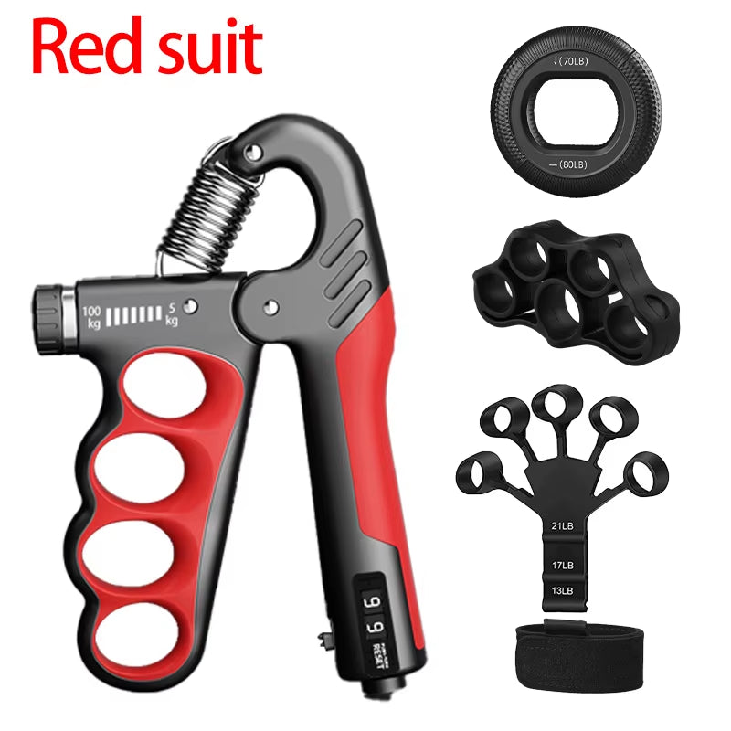 Adjustable Grip Strengthener for Muscle Recovery - 5-60/100/150Kg Hand Exercise Equipment