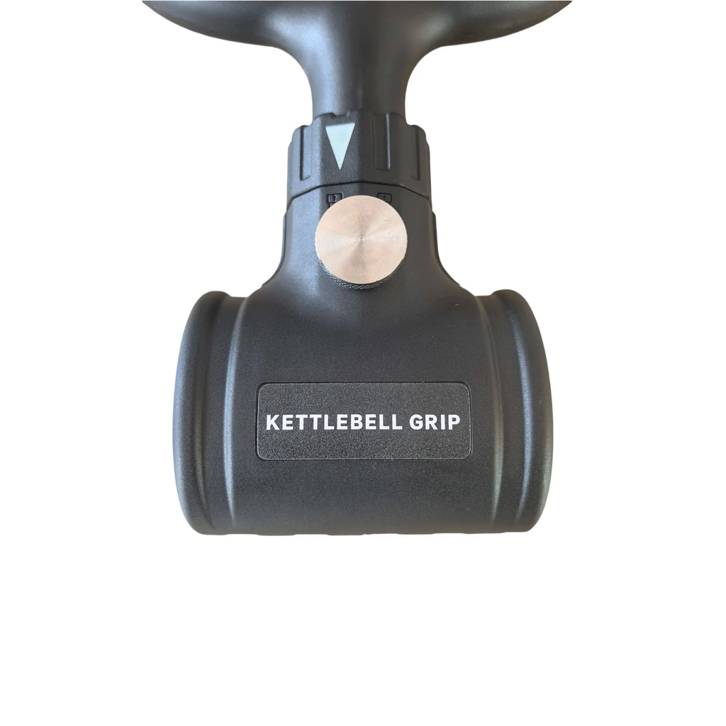 Kettlebell Conversion Handle with Ergonomic Non-Slip Grip for Dumbbells, Quick Installation and Double Locking Safety for Home Gym Use