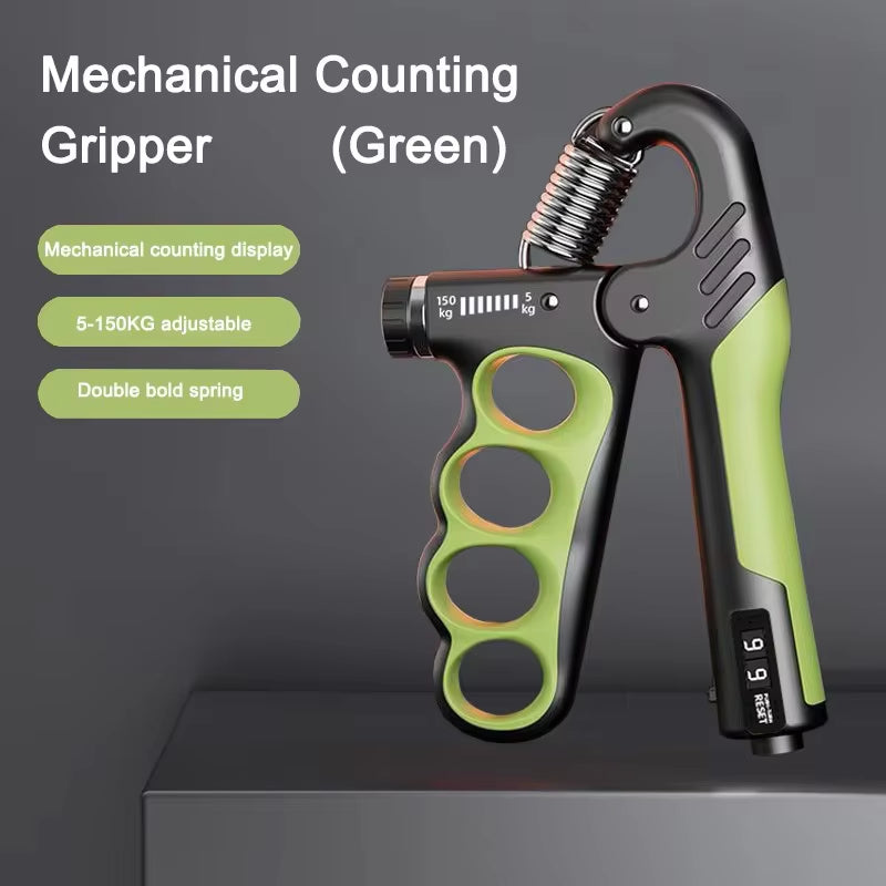 Adjustable Grip Strengthener for Muscle Recovery - 5-60/100/150Kg Hand Exercise Equipment