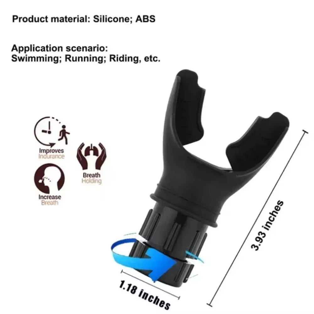 Portable Lung Fitness Exerciser with Adjustable Resistance for Enhanced Breathing Endurance Training
