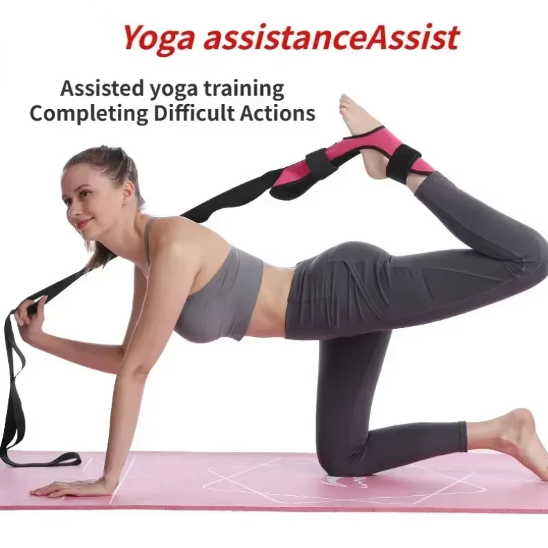 Yoga Flexibility Stretching Band for Rehabilitation and Foot Care in Plantar Fasciitis Training