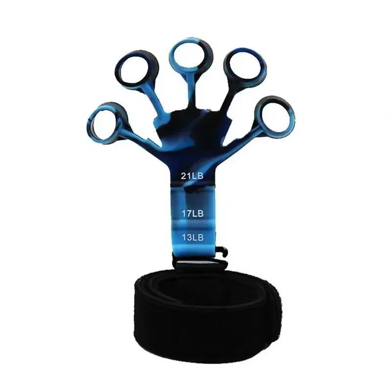 Hand Grip Strengthener - 6-Level Resistance Finger Trainer for Musicians and Athletes