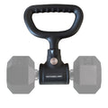Kettlebell Conversion Handle with Ergonomic Non-Slip Grip for Dumbbells, Quick Installation and Double Locking Safety for Home Gym Use