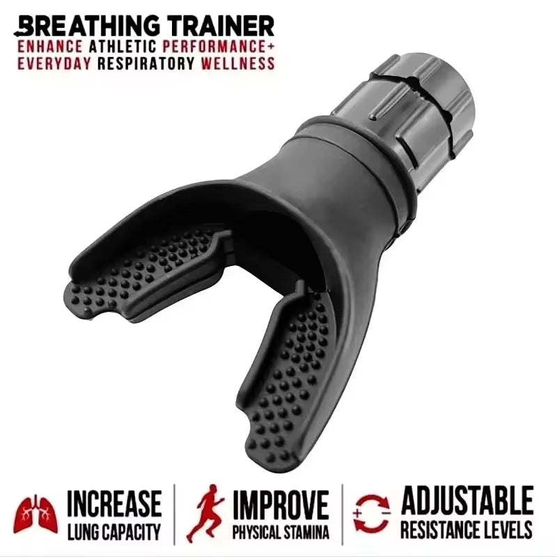 Portable Lung Fitness Exerciser with Adjustable Resistance for Enhanced Breathing Endurance Training