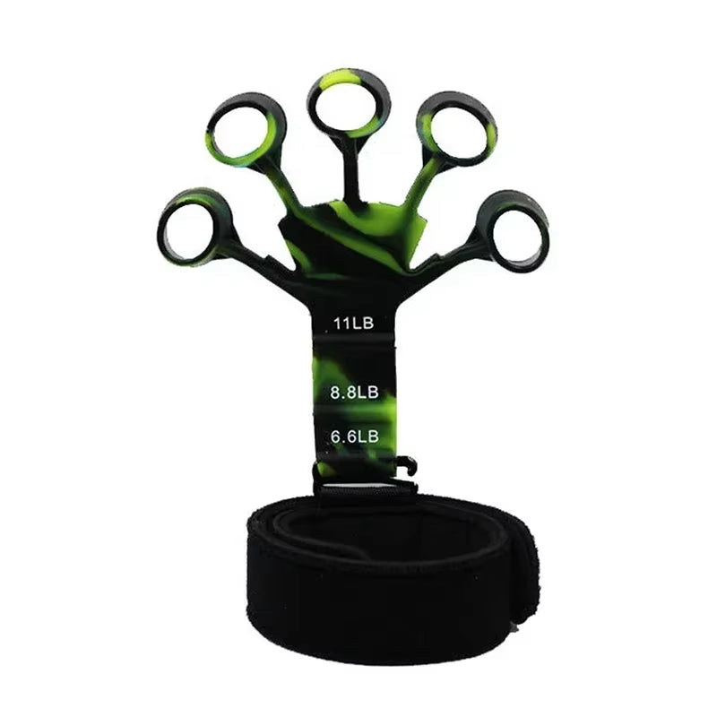 Hand Grip Strengthener - 6-Level Resistance Finger Trainer for Musicians and Athletes