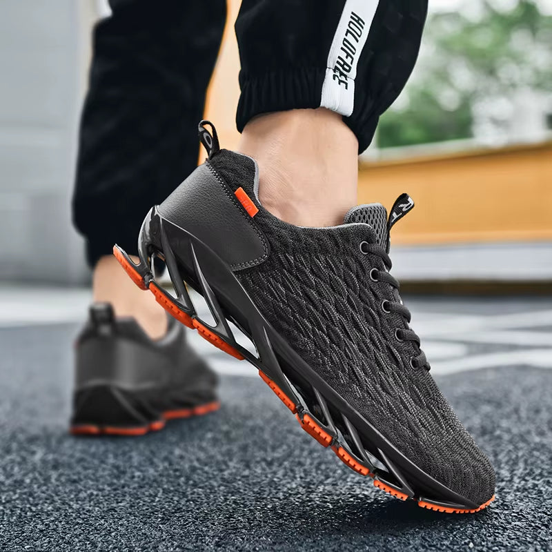 Men's and Women's Breathable Non-Slip Sports Sneakers for Spring and Autumn Running