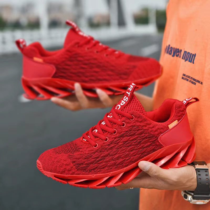 Men's and Women's Breathable Non-Slip Sports Sneakers for Spring and Autumn Running