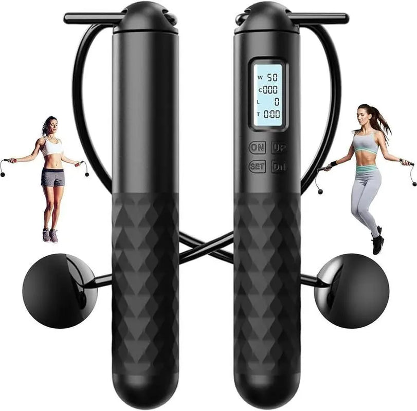 Smart Gravity Ball Jump Rope - Cordless Skipping Rope with Digital Counter and Adjustable Weight for Home and Gym Workouts, Ideal for Parent-Child Interaction, Perfect for Valentine's Day and Birthday Gifts