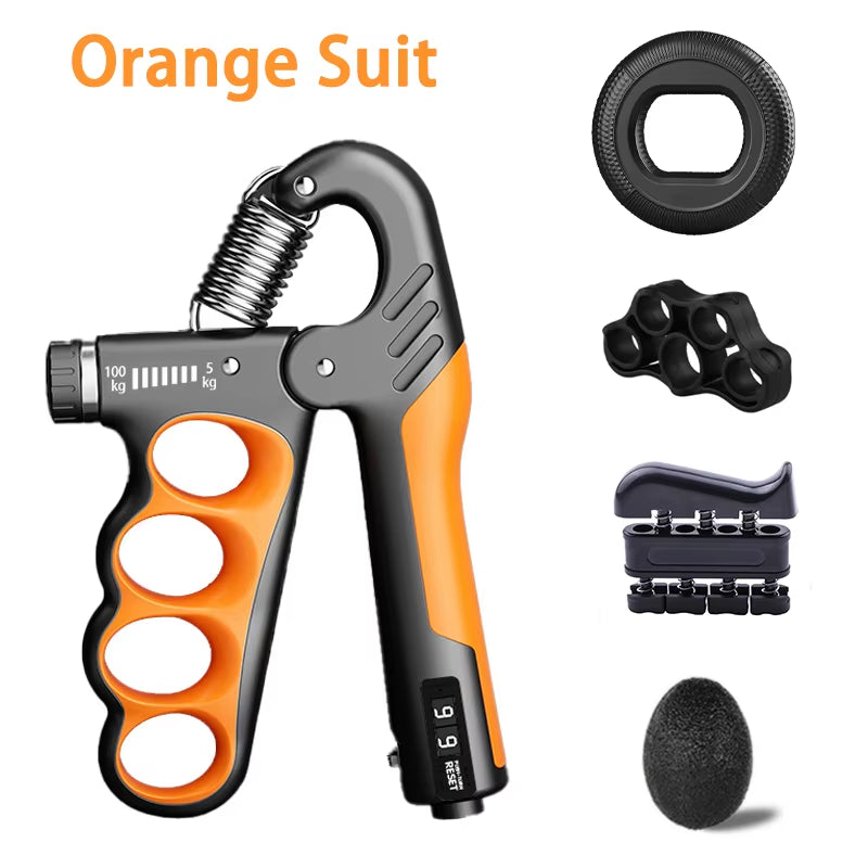 Adjustable Grip Strengthener for Muscle Recovery - 5-60/100/150Kg Hand Exercise Equipment