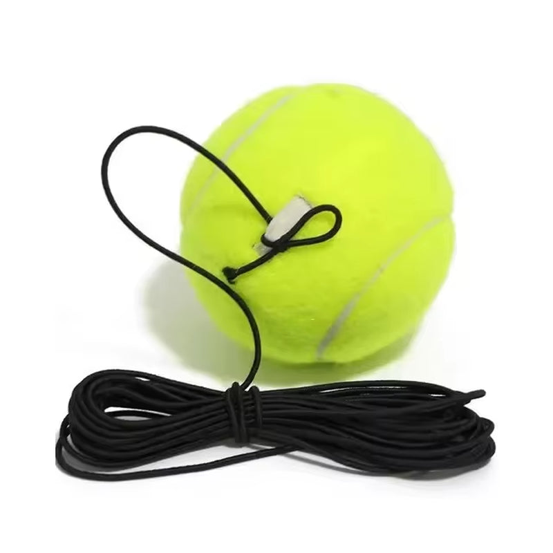 Professional Tennis Training Aid with Heavy-Duty Base and Elastic Rope for Self-Directed Rebound Practice