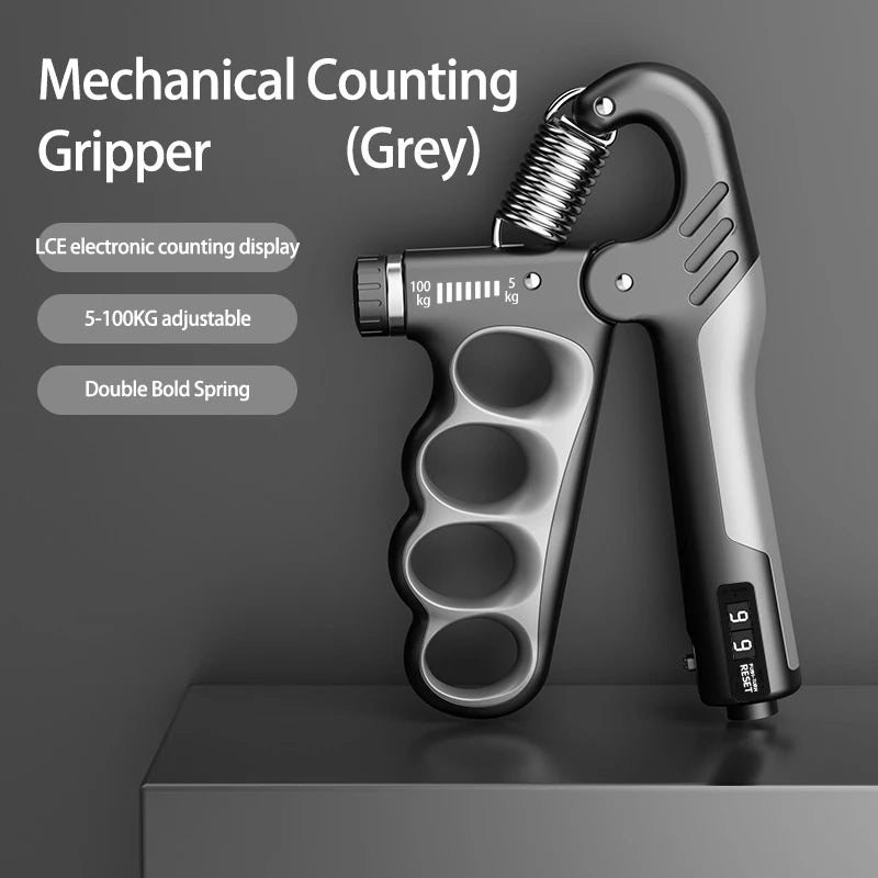 Adjustable Grip Strengthener for Muscle Recovery - 5-60/100/150Kg Hand Exercise Equipment