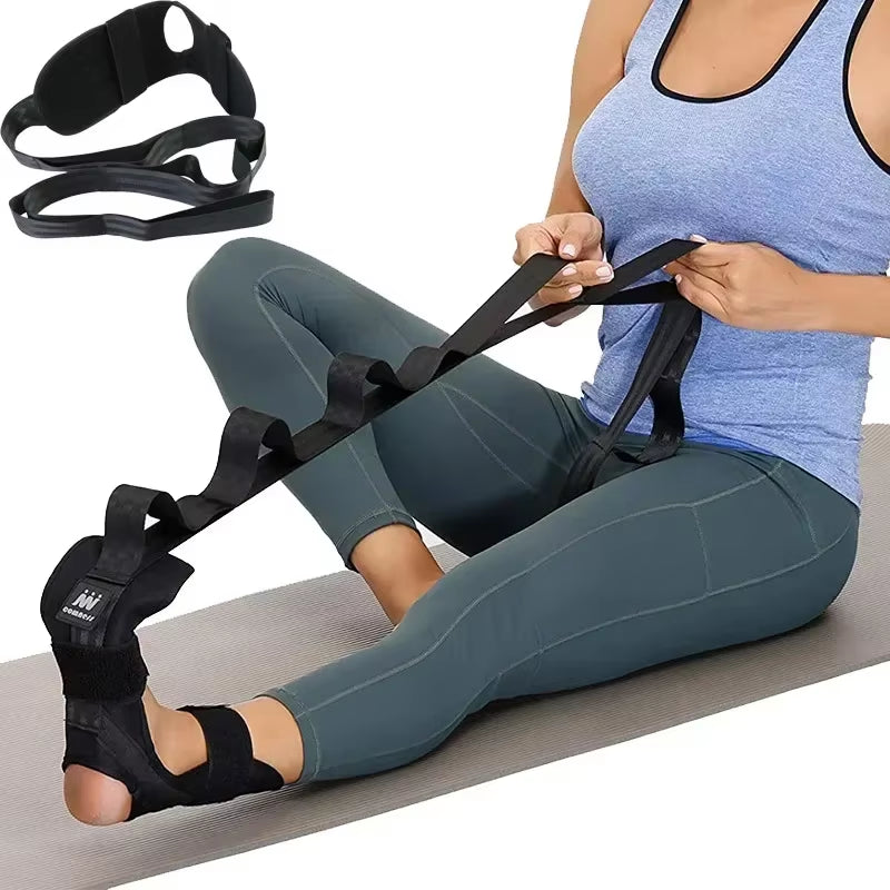 Yoga Flexibility Stretching Band for Rehabilitation and Foot Care in Plantar Fasciitis Training