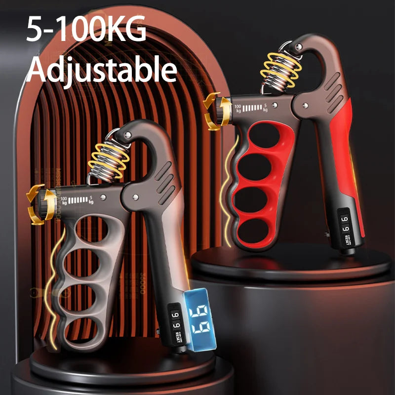 Adjustable Grip Strengthener for Muscle Recovery - 5-60/100/150Kg Hand Exercise Equipment