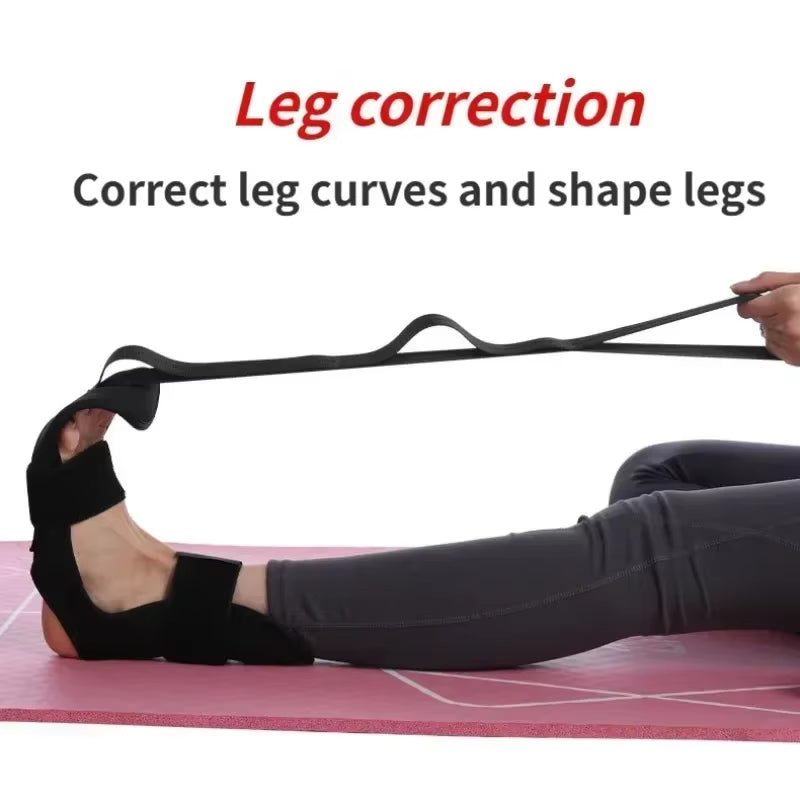 Yoga Flexibility Stretching Band for Rehabilitation and Foot Care in Plantar Fasciitis Training