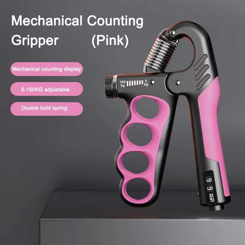 Adjustable Grip Strengthener for Muscle Recovery - 5-60/100/150Kg Hand Exercise Equipment