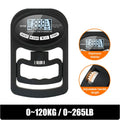 Digital Hand Dynamometer Grip Strength Tester - 265Lbs/120Kg Capacity with USB and LCD Screen for Power Training and Sports Performance