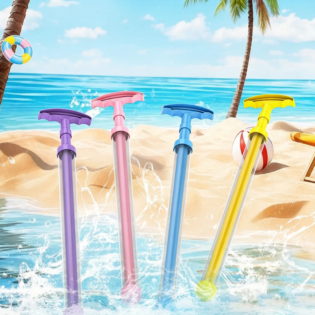 Telescopic Pink Water Gun for Summer Outdoor Pool and Beach Activities