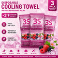 Portable Cooling Towel - Ready-to-Use Microfiber Towel for Yoga, Sports, Running, Workouts, Camping, and More (Available in Multiple Flavors)