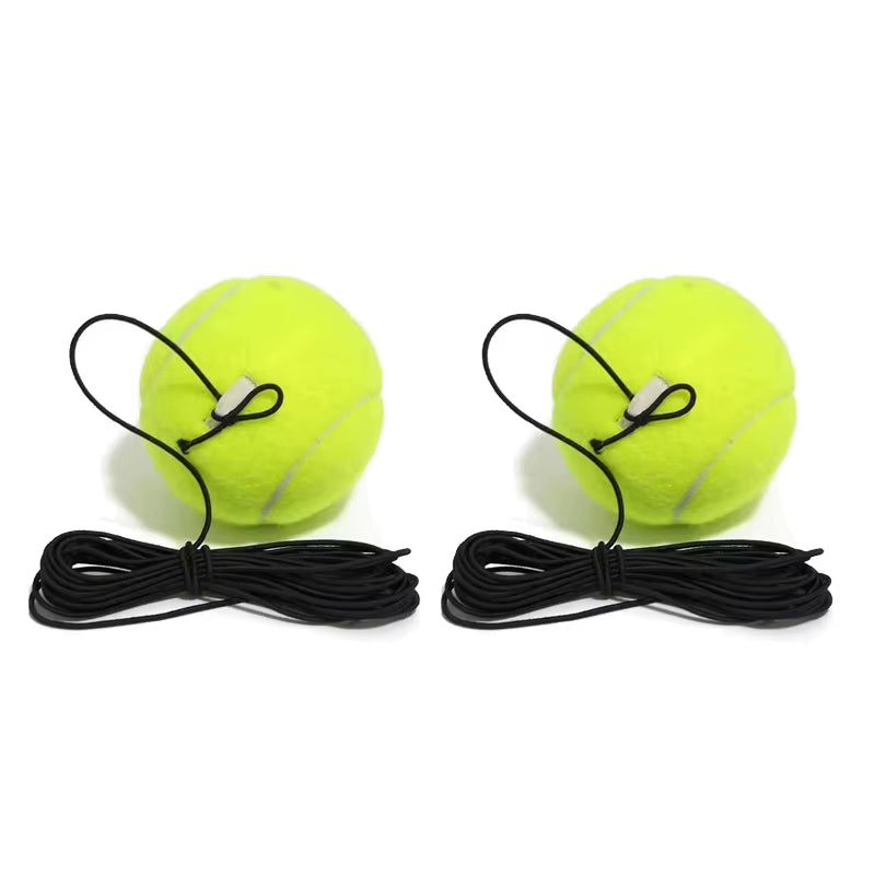 Professional Tennis Training Aid with Heavy-Duty Base and Elastic Rope for Self-Directed Rebound Practice