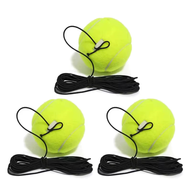 Professional Tennis Training Aid with Heavy-Duty Base and Elastic Rope for Self-Directed Rebound Practice