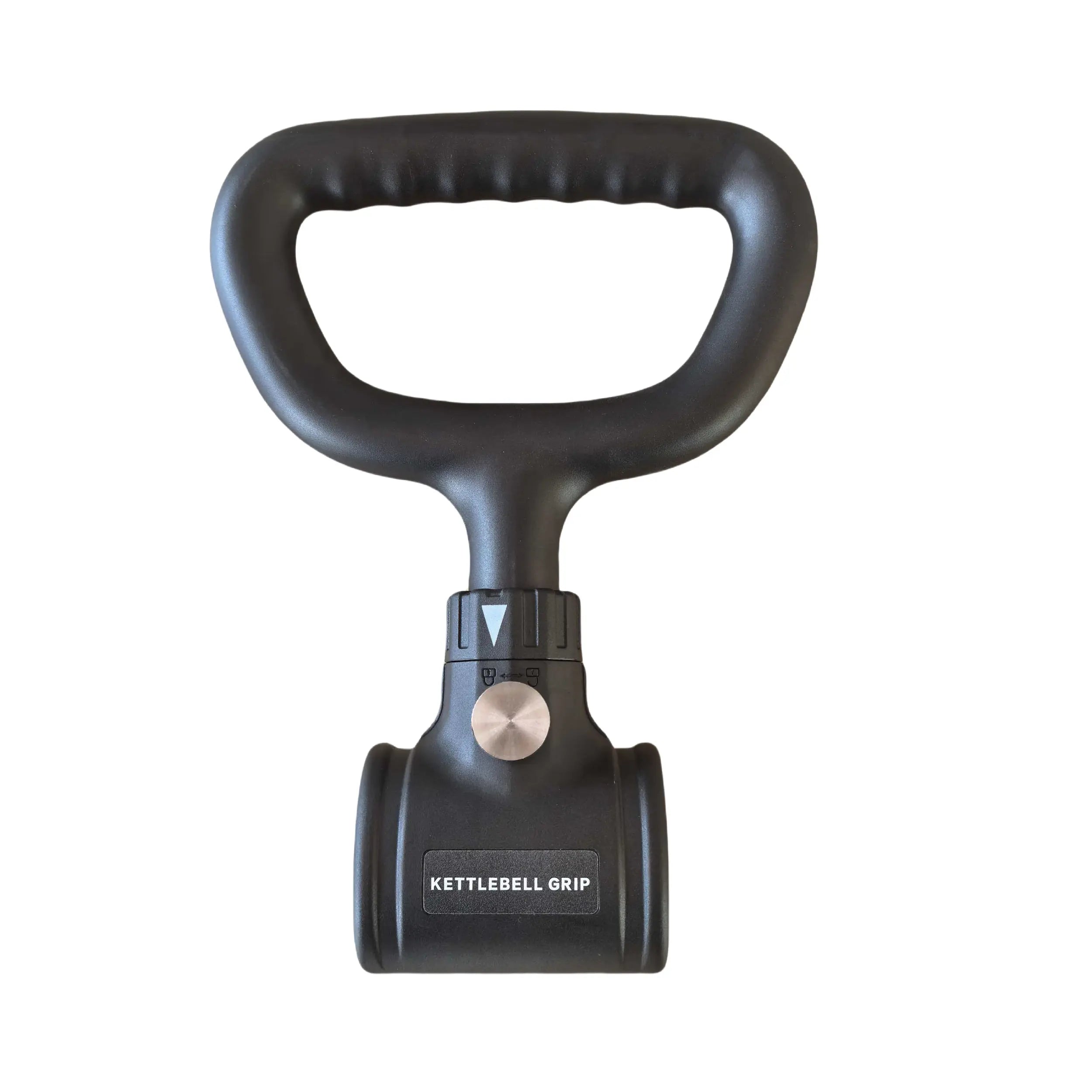 Kettlebell Conversion Handle with Ergonomic Non-Slip Grip for Dumbbells, Quick Installation and Double Locking Safety for Home Gym Use