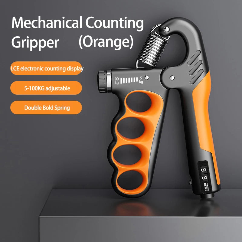 Adjustable Grip Strengthener for Muscle Recovery - 5-60/100/150Kg Hand Exercise Equipment
