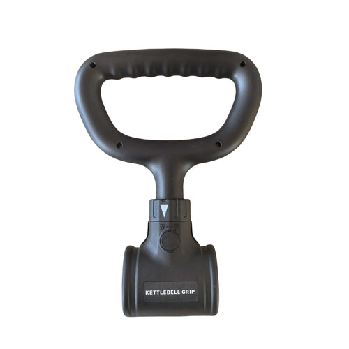 Kettlebell Conversion Handle with Ergonomic Non-Slip Grip for Dumbbells, Quick Installation and Double Locking Safety for Home Gym Use