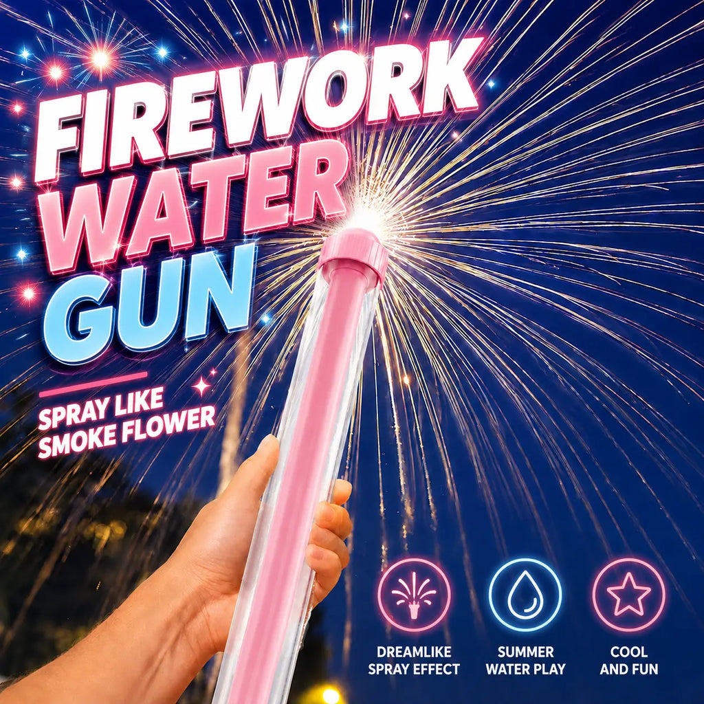 Telescopic Pink Water Gun for Summer Outdoor Pool and Beach Activities